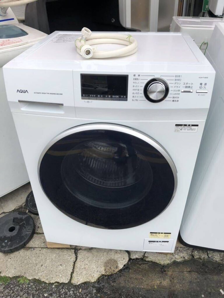 ◇AQUA アクア 8.0キロ ドラム式洗濯機 AQW-FV800E お湯洗い機能付き☆